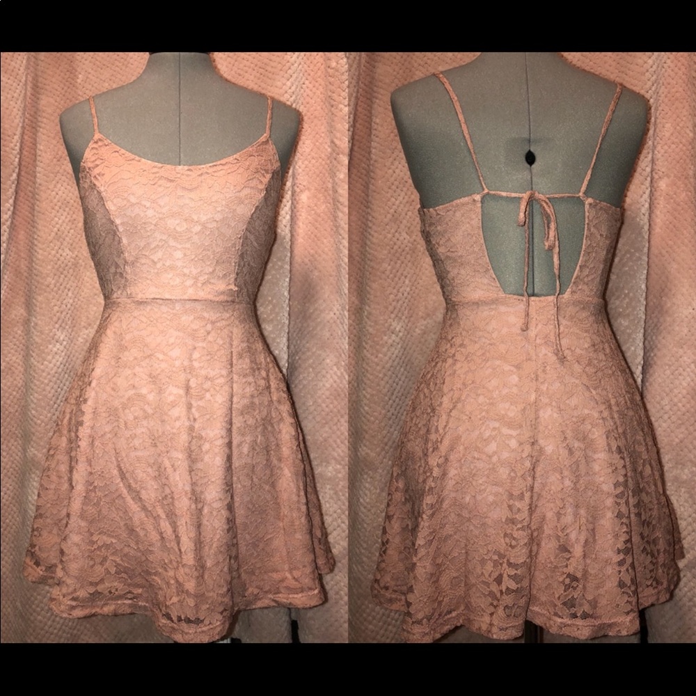 Lace mini dress